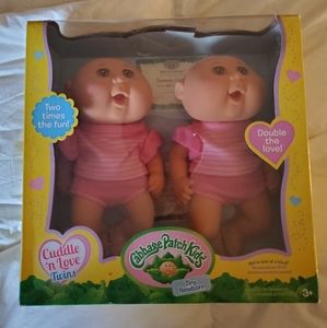 Cabbage Patch Cuddle 'n Love twins dolls